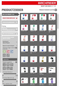 Met de productwijzer, kan u snel het geschikte Birchmeierproduct vinden. Met de productwijzer, kan u snel het geschikte Birchmeierproduct vinden.