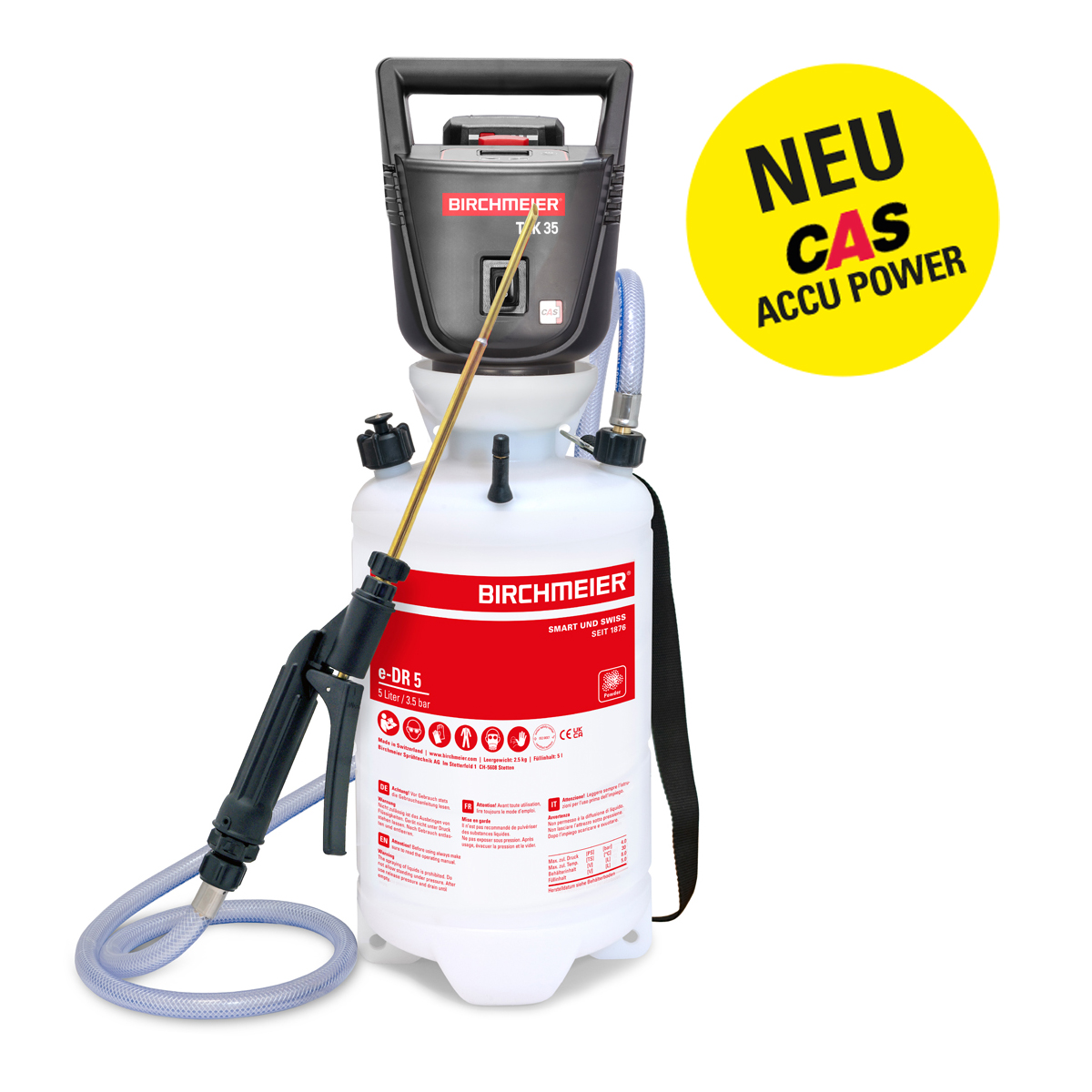 e-DR 5 (CAS with battery pack, with charger) e-DR 5 (CAS met accupack, met oplader)